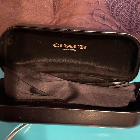 EUC Coach clear frame sunglasses with case - Picture 4 of 10